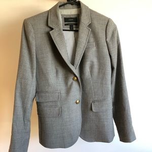 J. Crew Gray Wool Blazer xs